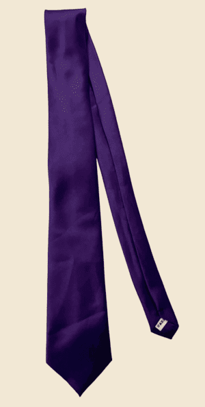 Cravatta Effetti Moda – Tinta Unita Viola Intenso – Unisex